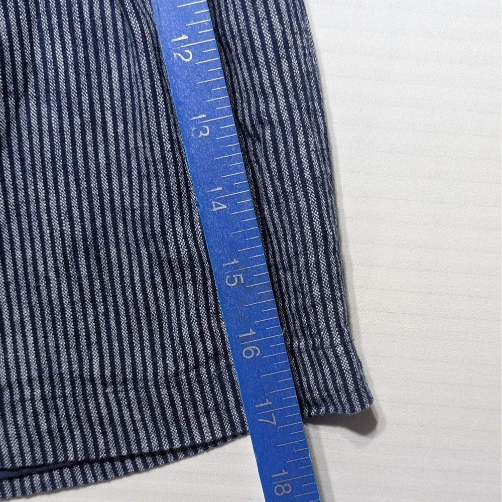 J.Crew Re Imagined Stripe Paperbag Waist Skirt‎ Tie Belt Blue XXS